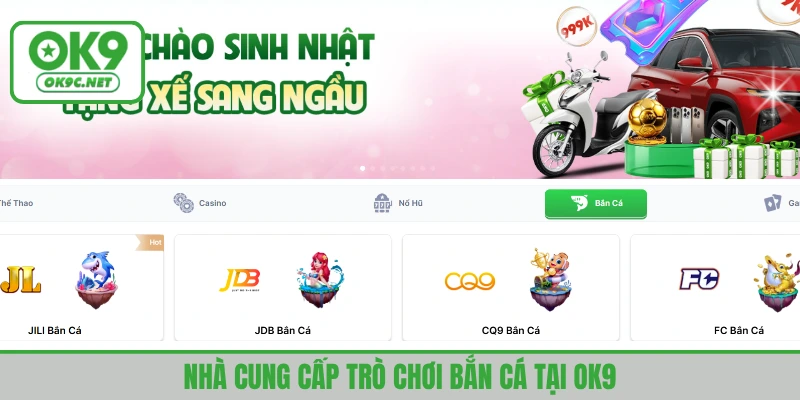 Bộ sưu tập game đến từ 4 nhà cung cấp danh tiếng hiện nay