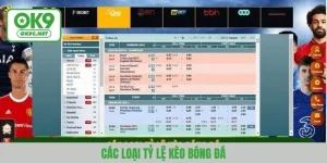 các loại tỷ lệ kèo bóng đá
