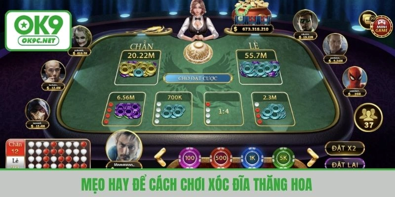 Cách chơi game xóc đĩa chủ yếu dựa vào kỹ năng cá nhân
