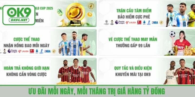 Khuyến mãi mỗi ngày, chỉ cần nạp tiền là có thưởng 