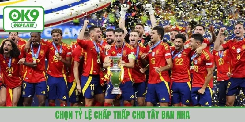 Soi kèo châu Âu có Tây Ban Nha nên chọn tỷ lệ chấp thấp