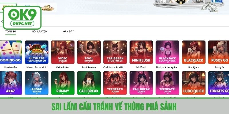 Trải nghiệm săn thùng phá sảnh cực đã tại game bài OK9