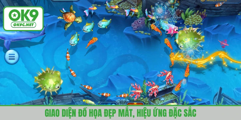 Trò chơi có đồ họa đẹp mắt, tích hợp nhiều hiệu ứng đặc sắc